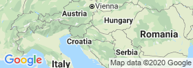 Bjelovarsko Bilogorska map